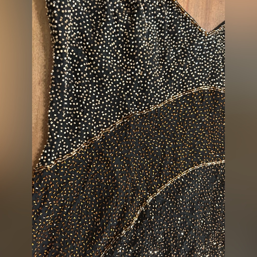 Beautiful beaded vintage Niteline Della Roufogali mini dress!! 4 - Picture 7 of 10